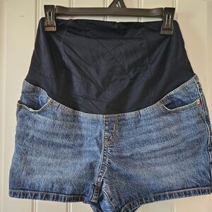 Isabel Maternity by Ingrid & Isabel High Waist Denim Shorts